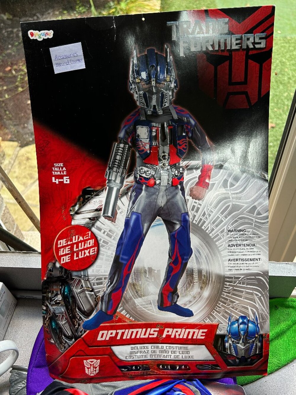 Kid’s Optimus Prime Transformers Deluxe Costume – Size 4-6